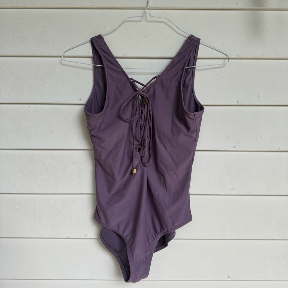 Shade & Shore Purple One-Piece Bathing Suit